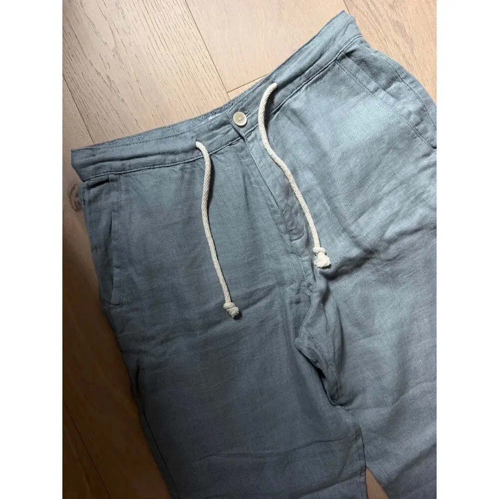 ZARA Men’s Linen Drawstring Pants Size 31